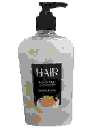 HAIR Жидкое мыло 500мл Молоко и Мед, с дозатором, АВС/12